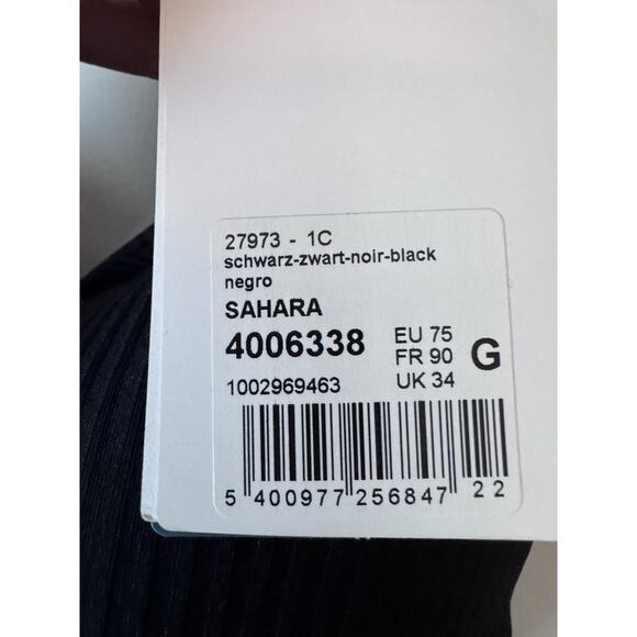 PRIMA DONNA SAHARA PADDED ONE-PC SWIMSUIT BLACK SZ 34G (UK) 34I (US) NWT - Picture 4 of 13